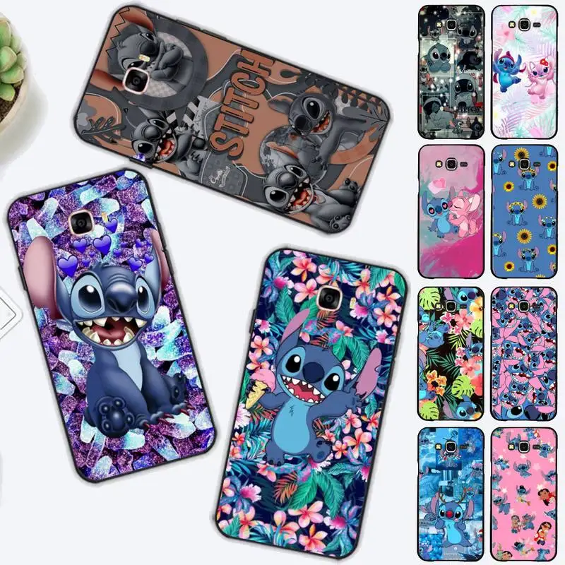

Bandai Super cute Stitch Phone Case for Samsung J 2 3 4 5 6 7 8 prime plus 2018 2017 2016 core