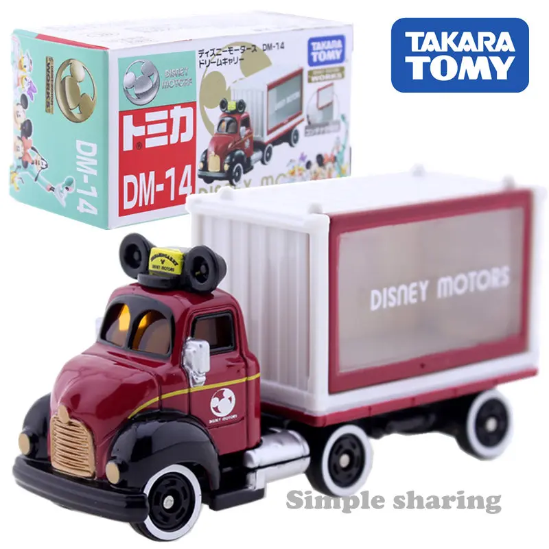 

Takara TOMY Dream Tomica Disney Motors Truck Mould DM-14 Mickey Mouse Dream Carry Baby Toy Diecast Car Toy Funny Kids Bauble