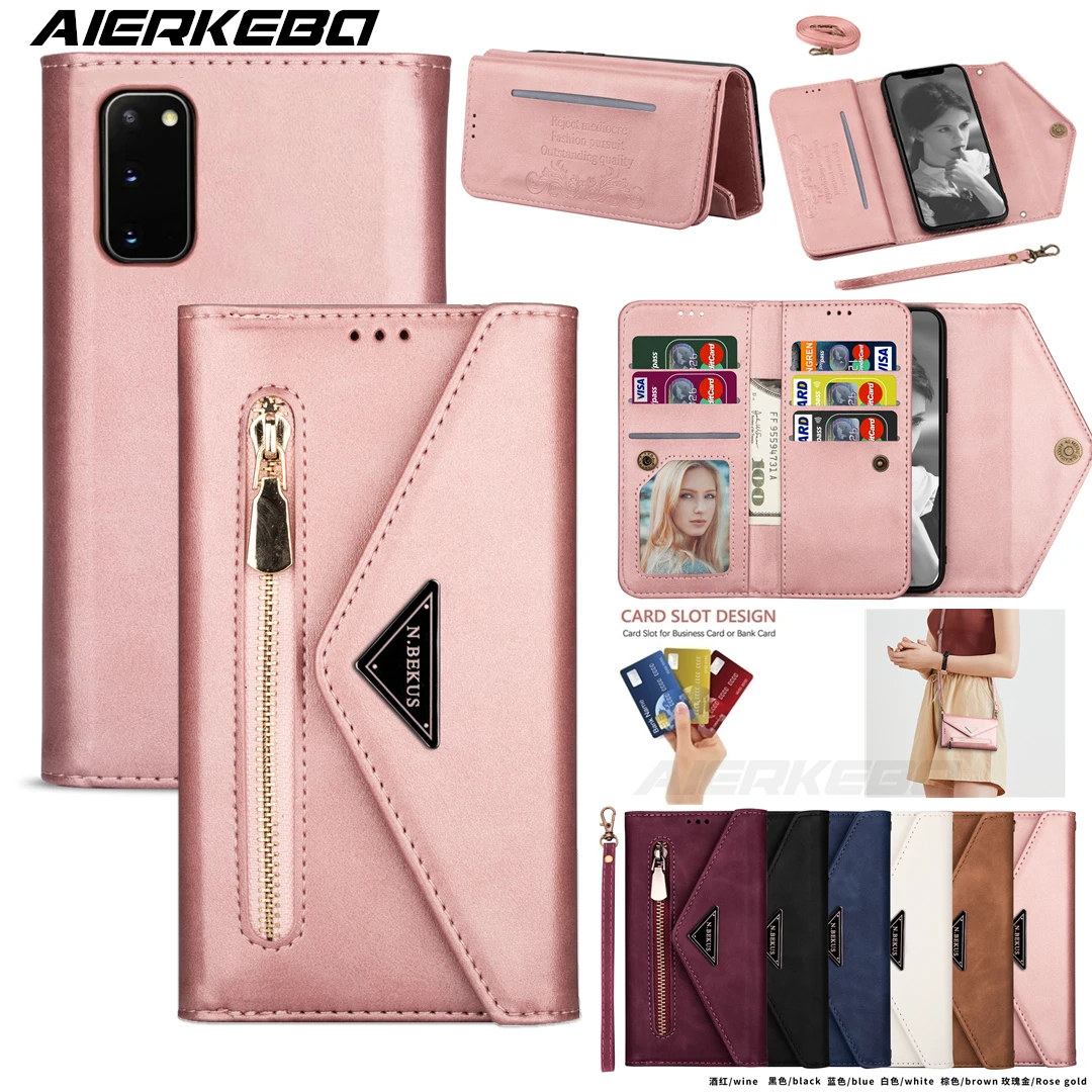 

Zippper Wallet Flip Leather Case for Xiaomi Mi 11 Ultra 10T Lite 11T Poco F3 RedMi Note 11 10 10S Pro Max Card Solt Phone Bag