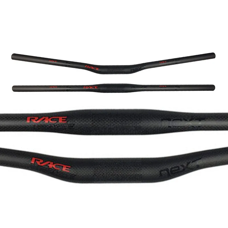 

Горный велосипед Race Face NEXT 3K, плоский горизонтальный руль из углеродного волокна, запчасти для горного велосипеда 31,8*580-760 мм, черный