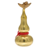 wu gourd lou luck good chineselu ornament hu jug bottle fortune figure cucurbit golden statue amulet charm decorations