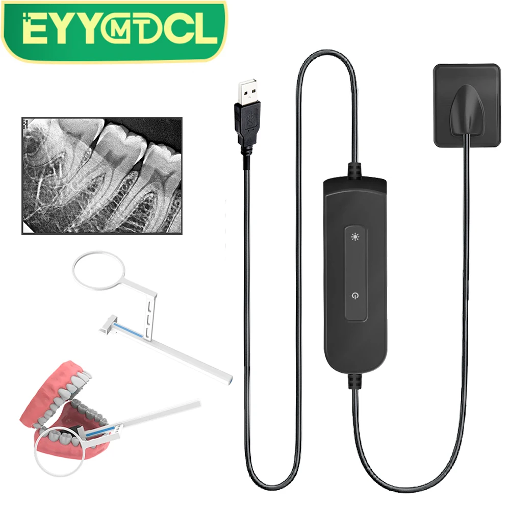 Фото EYY Dental Oral Sensor Система рентгеновской визуализации Rx Radiovisografo Стоматологическое цифровое внутриротовое сенсорное оборудование Кабель длиной 3 м с программным обеспечением №1