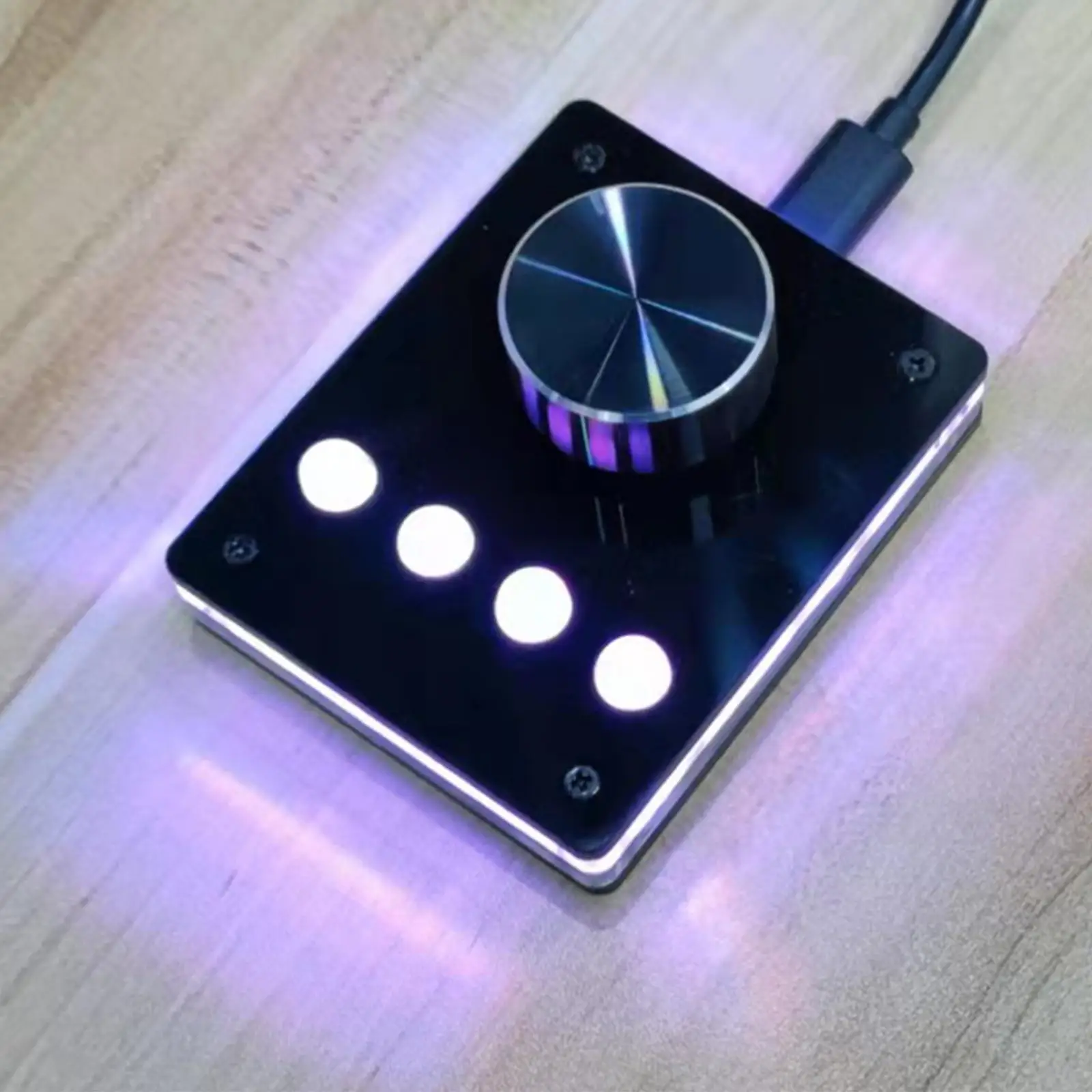 RGB подсветка мини-клавиатура регулятор громкости мультимедийная ручка USB