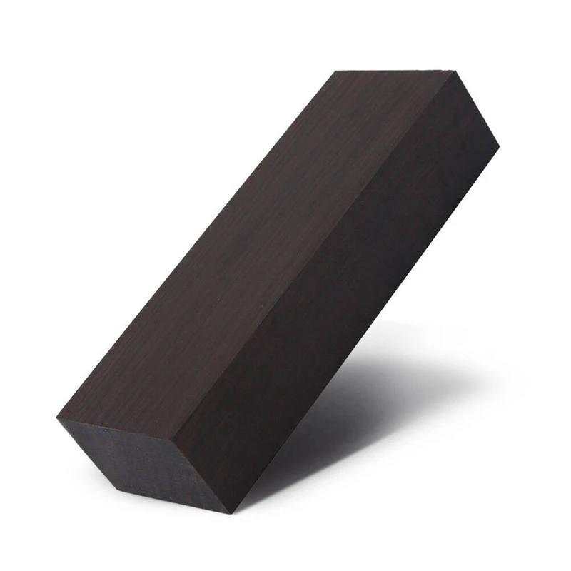 

Ebony Lumber Blackwood Block Wood Material DIY Blank Crafts Knife Handle Timber Handicraft Raw Material Wood Grain