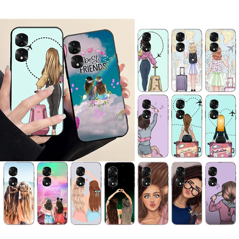 

Best Friends BFF Phone Case for Huawei P50 Pro P30 P40 Lite P40Pro P20 lite Mate 50 20Pro 20lite Y6P Y5P Y9A Nova 70 Funda