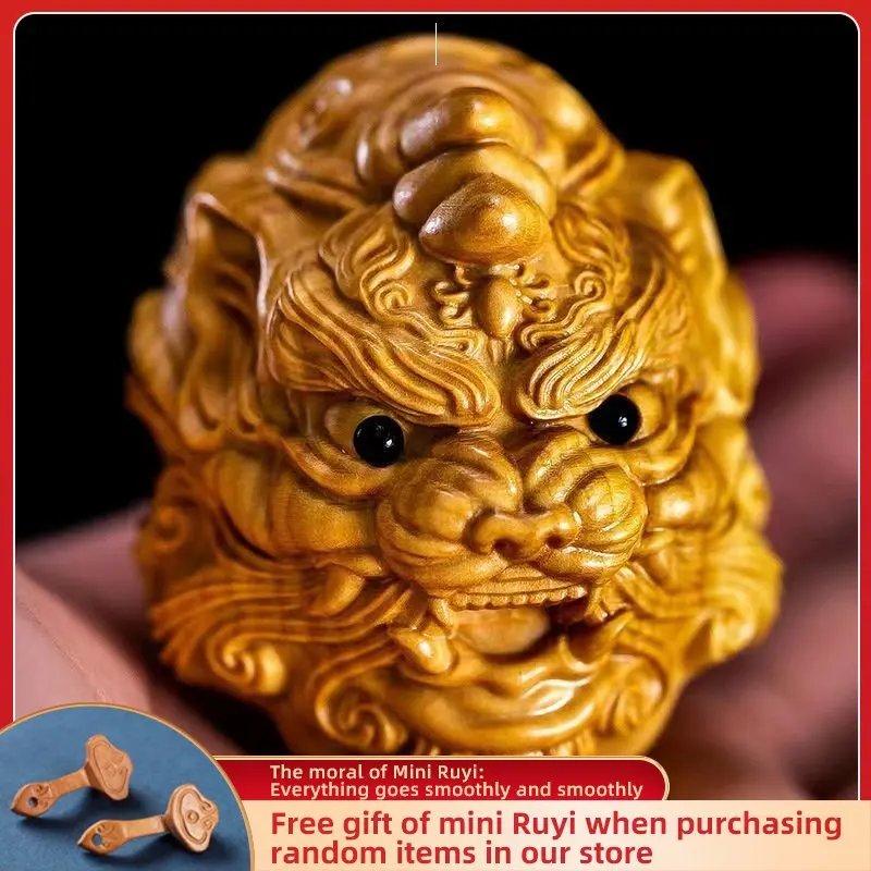 

Деревянная подвеска с изображением птицы скалы, благоприятный зверь, Pi Xiu, аксессуары для украшения дома, украшения для автомобиля, украшение для стола