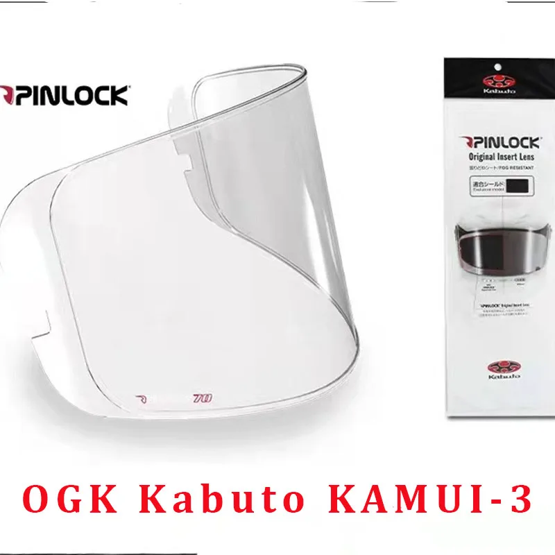 Мотоциклетный объектив Pinlock для OGK Kabuto KAMUI-3 KAMUI-Ⅲ козырек противотуманная наклейка солнцезащитный козырек противотуманная пленка аксессуар...