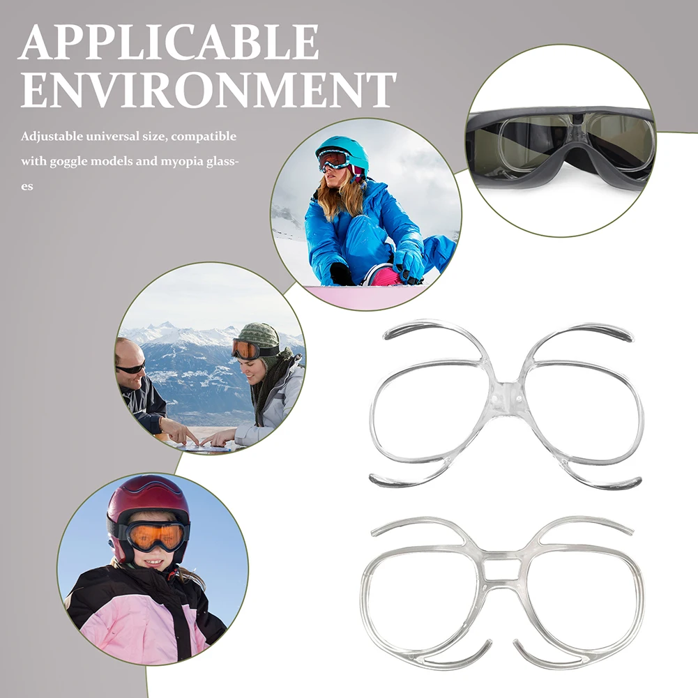 

New Goggles Myopia Frame Insert Frame TR90 Sunglasses Adapter Myopia Flexible Comfortable Glasses Frame For Skiing Skating
