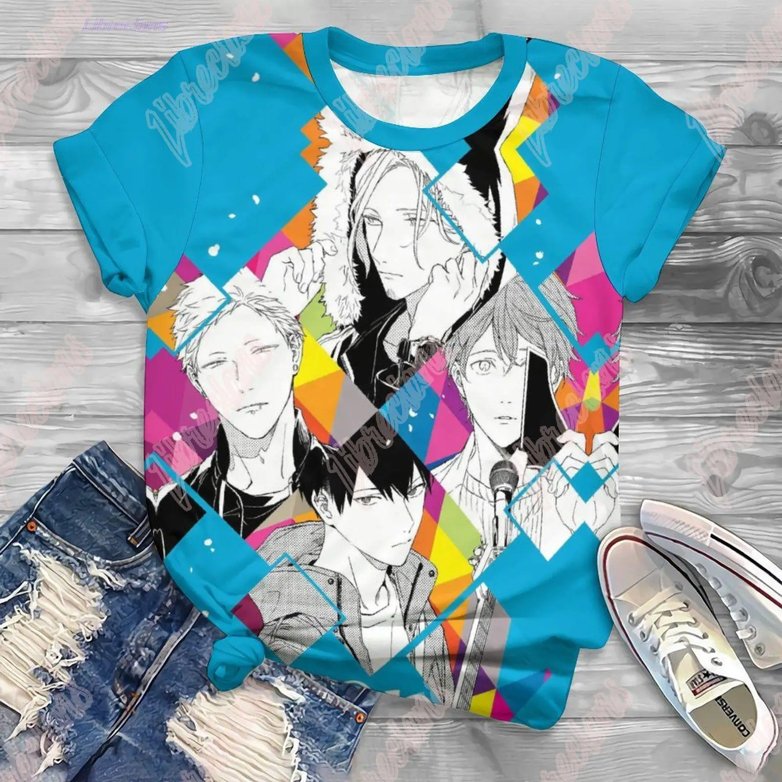 

Дано Yaoi манга Сато мафуюй кавайный Графический японский аниме мультяшный принт женские футболки уличная одежда хип-хоп Летняя женская футб...