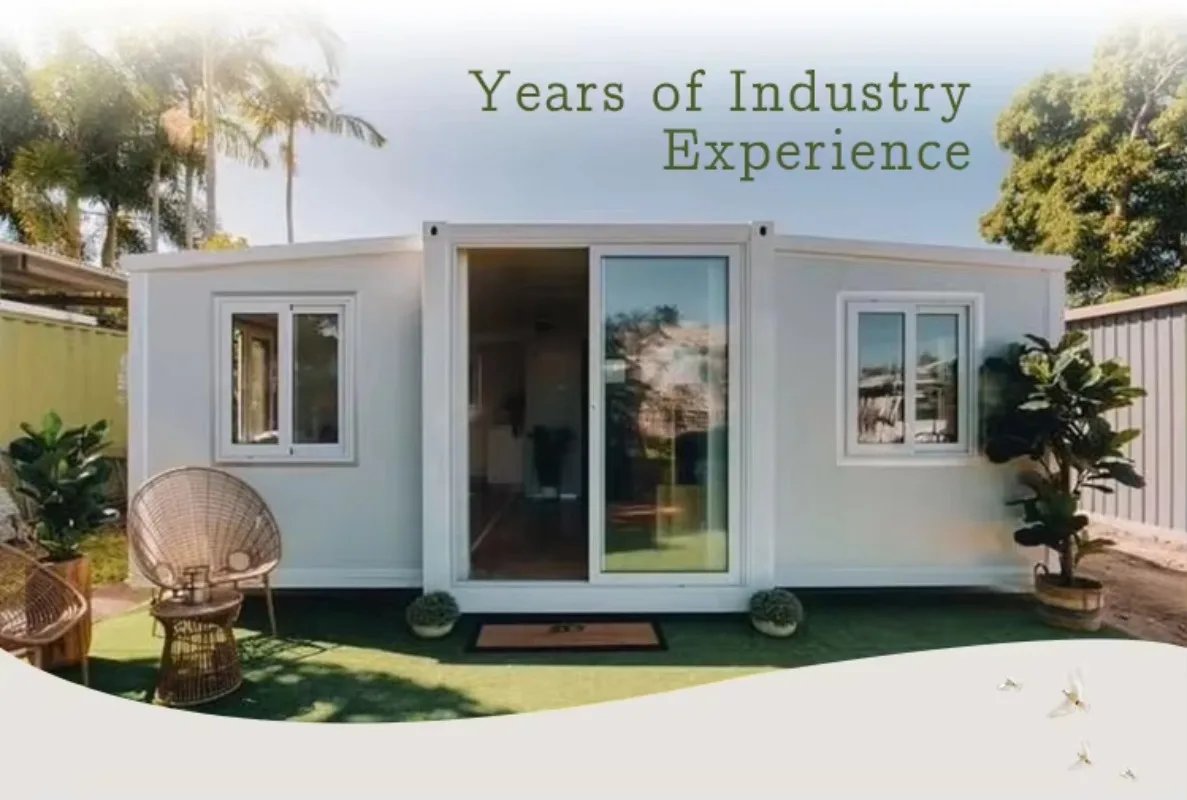 Сборный дом крошечный Модульный 20 футов 40 Живой расширяемый контейнер для дома