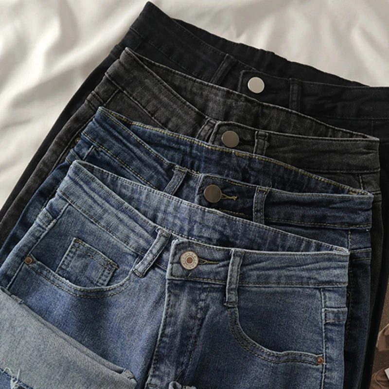 

Брюки женские прямые однотонные с завышенной талией, модные мешковатые джинсы для девушек, Студенческие Брюки из денима с широкими штанинами, xhl, уличная одежда, 2022