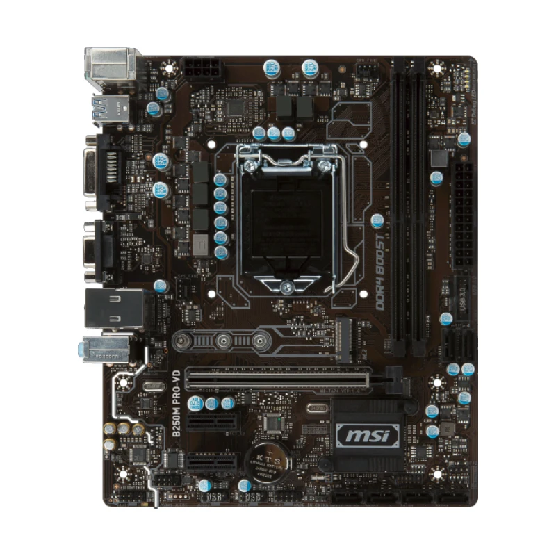 

Материнская плата MSI B250M PRO-VD LGA 1151, материнская плата Intel B250 Core I7-7700K CPUS DDR4 DIMM PCI-E 3,0 SATA3 M.2 Micro ATX