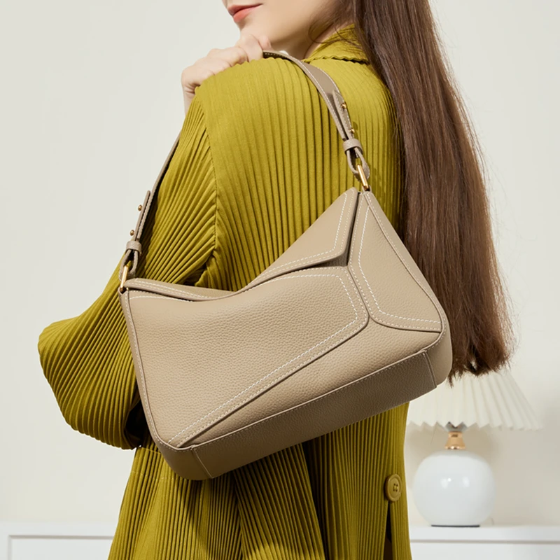 Натуральная яровая сумка на плечо