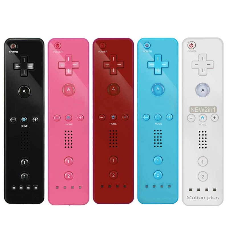 

Wii Game Remote Controller Built-in Motion Plus Joystick Joypad for Nintendo
