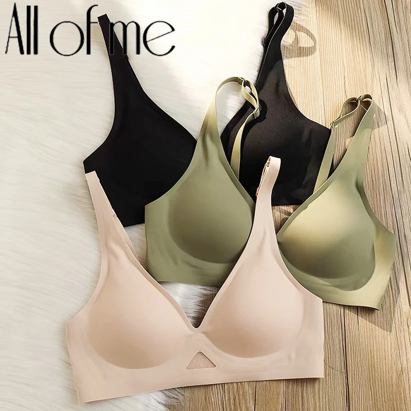  Sexy Seamless Bras For Women Wire Free Brassieres Push Up Bralette Ropa Mujer Female Intimates Lingerie Underwear & Sleepwears