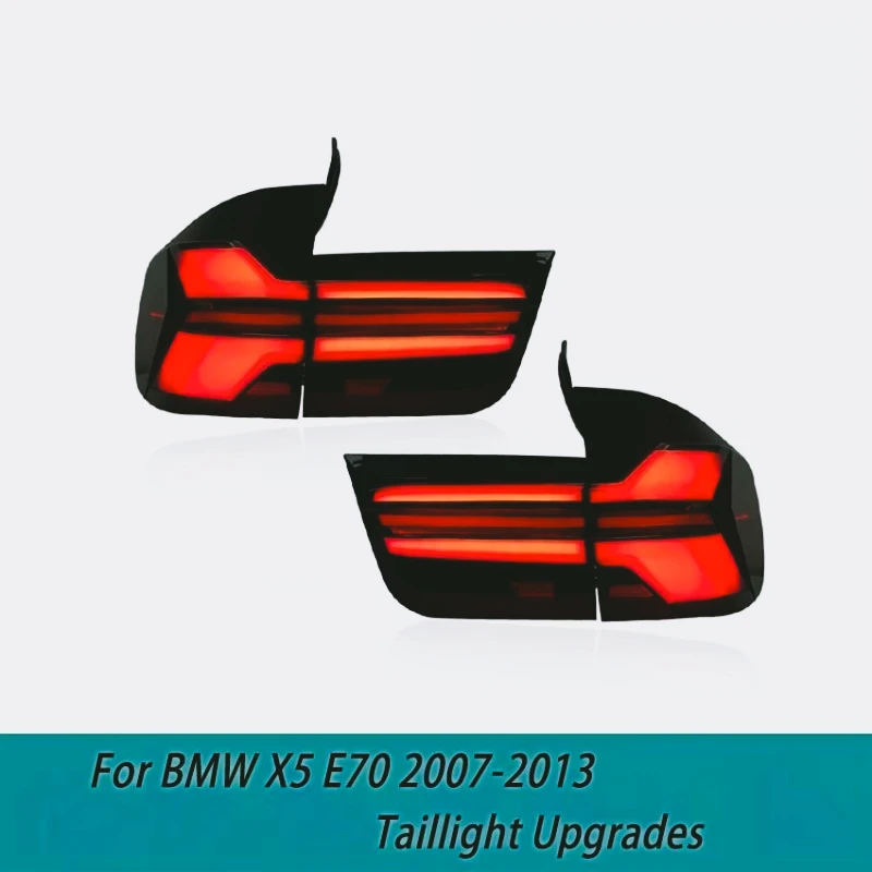 Фото ZF-T Комплект задних фонарей для BMW X5 07-13 E70, модифицированные светодиодные стоп-сигналы, новые №1