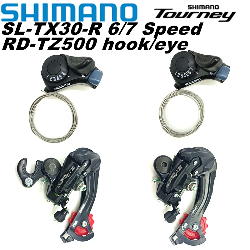 

Велосипедный задний переключатель передач Shimano Tourney TZ500 6/7 скоростей Groupset RD TZ500 SL TX30 6S 7 S переключатель передач TX30 переключатели передач