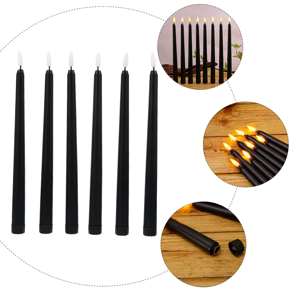 6 шт. декоративные светильники с длинными палочками для дома товары Хэллоуина
