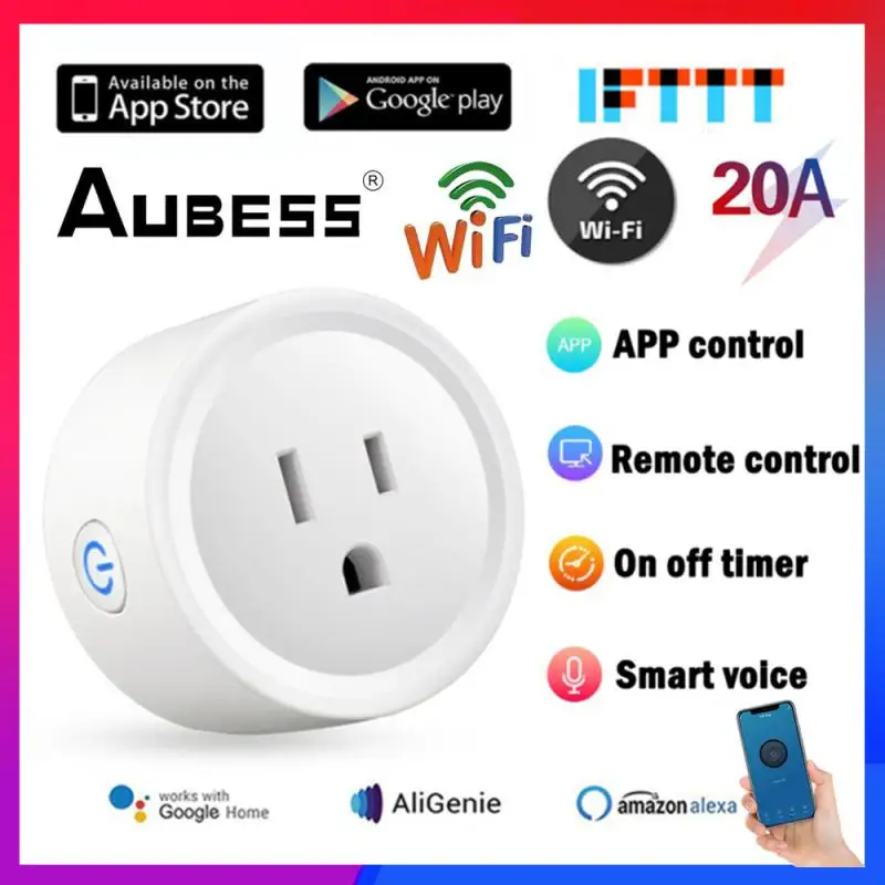 

Смарт-розетка Беспроводная с поддержкой Wi-Fi и Bluetooth, 20 А