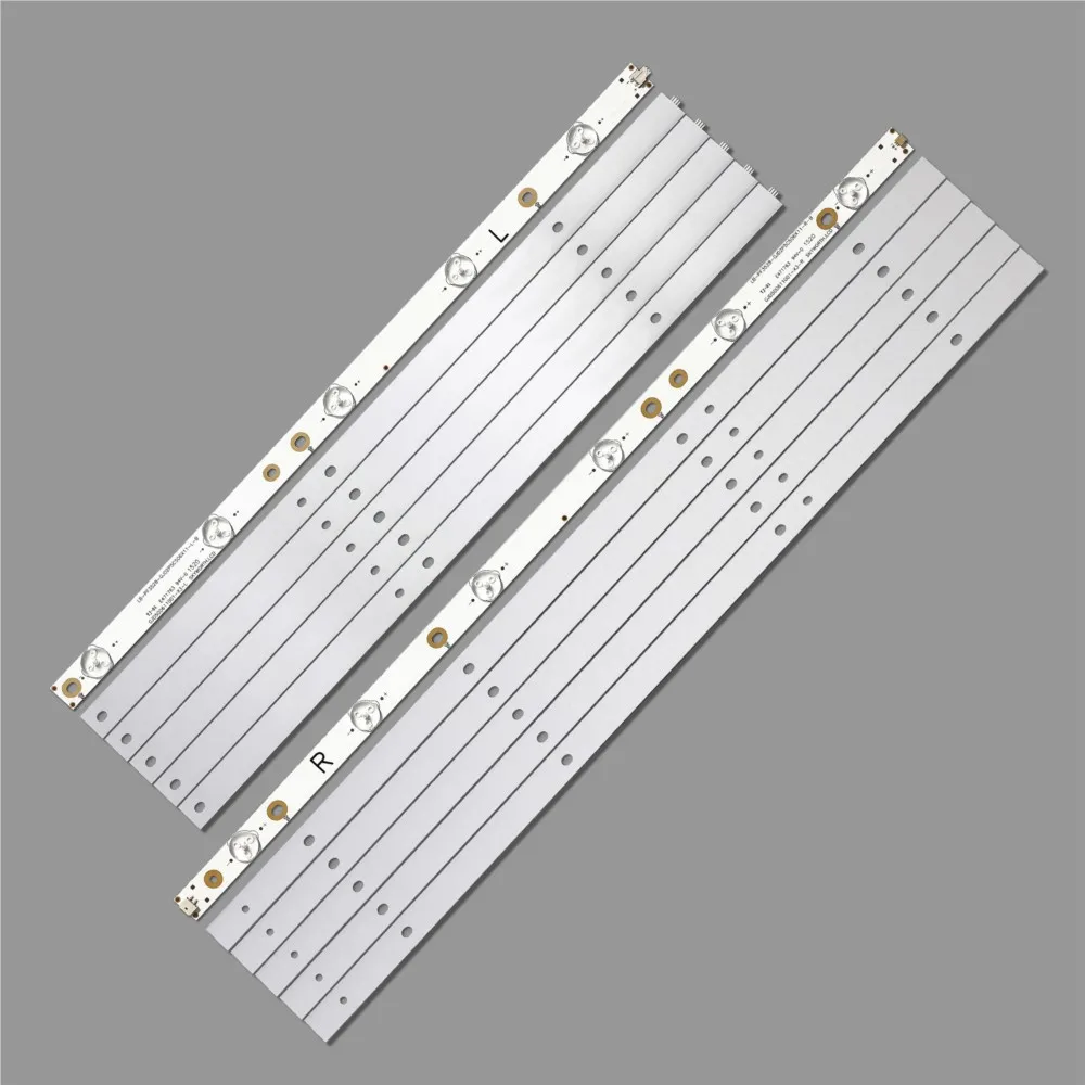 100% New 12pcs/Kit LED strips for PHILIPS 50 TV 50PFT4509 50PFH4109 50PFT5300 12 TPT500J1 LE8 500TT25 500TT26 500TT55 500TT56