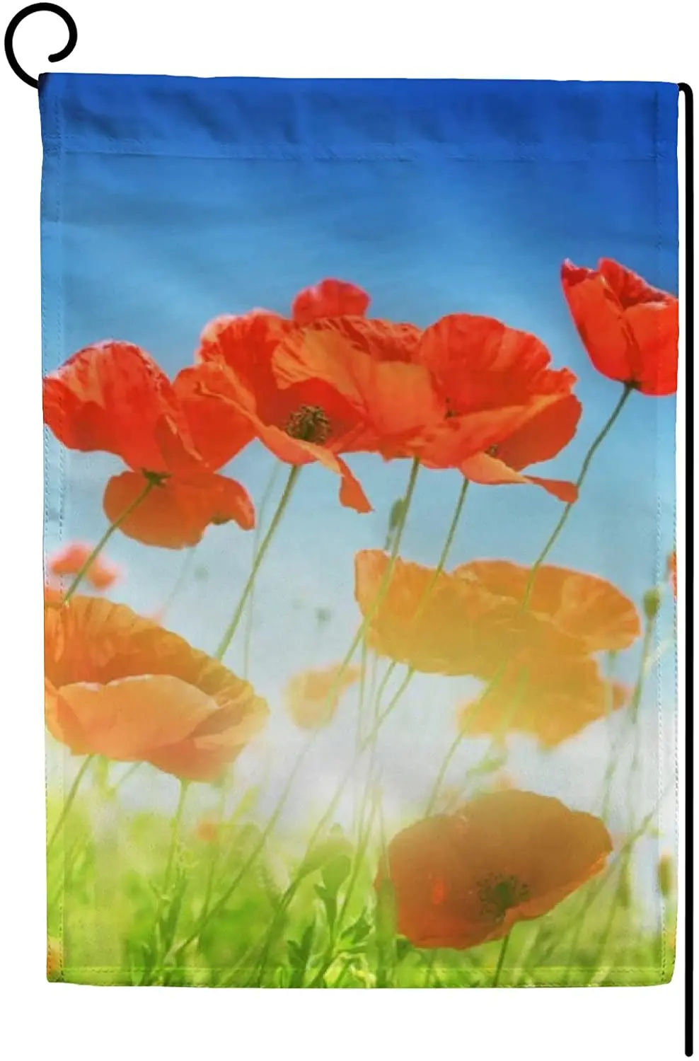 

Vantaso Floral Flowers Sunshine Sky Garden Flag House Flags Hello Welcome Home Yard Banner for Outside Flower Pot Double Side Pr