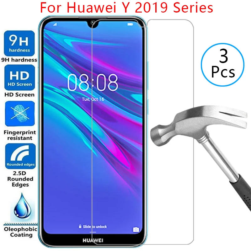 Чехол для huawei y5 y6 y7 pro y9 prime 2019 чехол из закаленного стекла на y 5 6 7 9 5y 6y 7y 9y телефона
