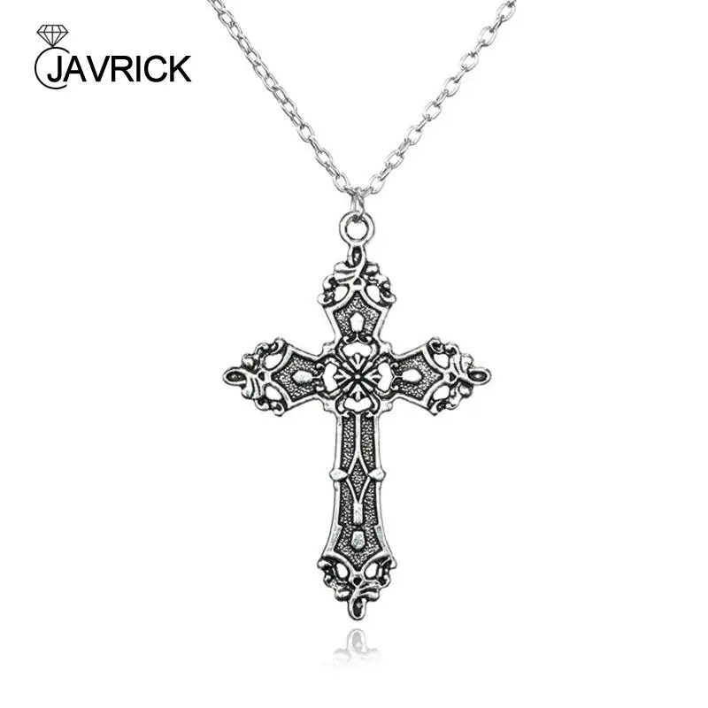 Винтажное богемное ожерелье с крестом Христа готическое для женщин и мужчин