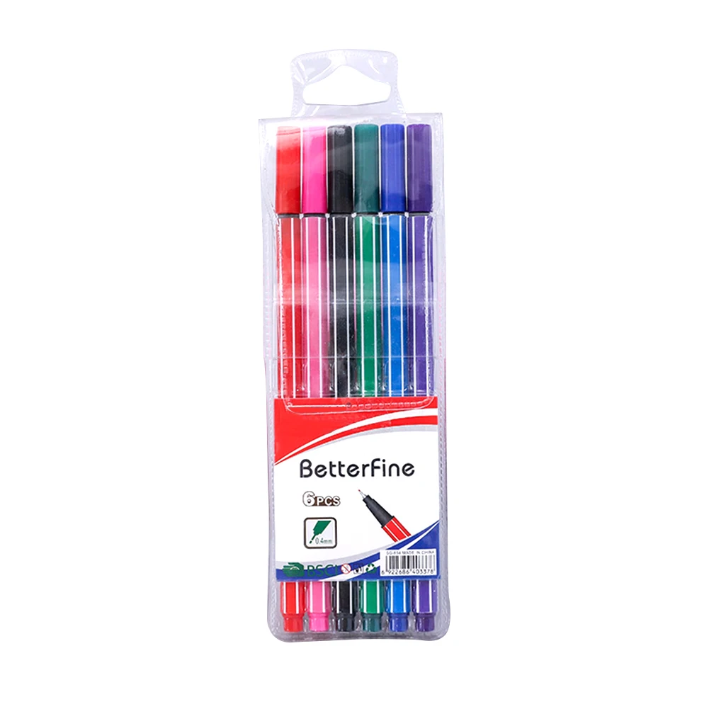

Multipurpose School Office 0.4mm Writing Supplies Hook Line Pen Set Marker Watercolor Brush Drawing Signature Students Painting