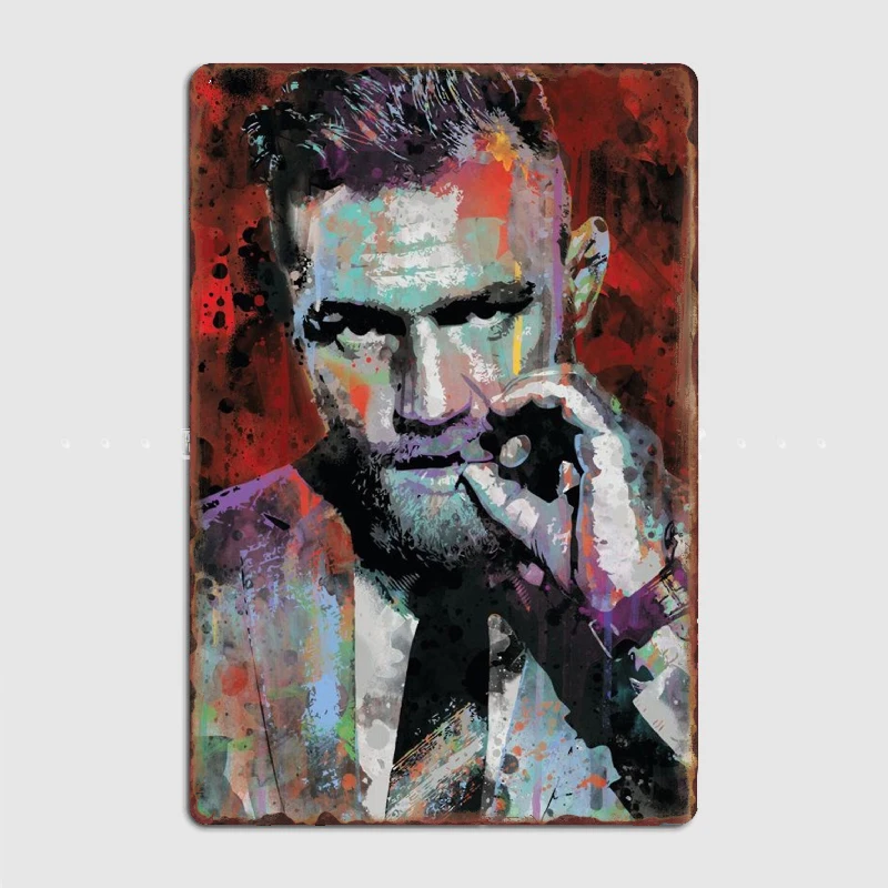 

Conor McGregor Art Metal Tin Sign Truck Indoor and Outdoor Home Bar Coffee Kitchen Wall Decoration