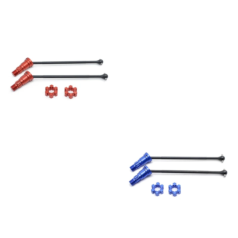 

2Pcs Metal Front Rear Drive Shaft CVD For Traxxas X-Maxx XMAXX 6S 8S 1/5 Monster Truck RC Car Upgrade Parts