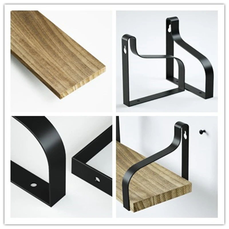 

3-Tier Wall-Mounted Display Shelves, Wooden Wall Shelf Use For Bedroom, Living Room, Study, Living Room, Home Office