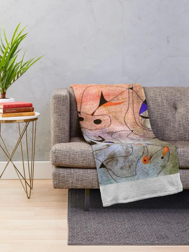 Джоан Миро Кубизм и абстрактное искусство Плед Диван Летнее постельное белье