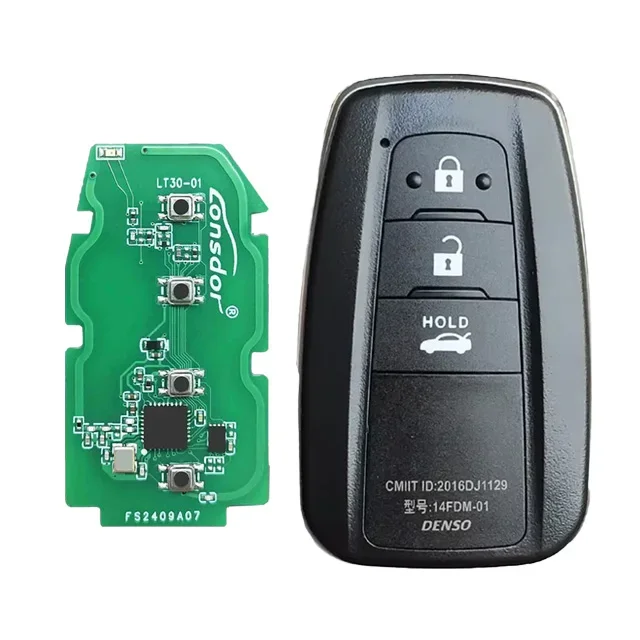 Lonsdor LT30-01 Плата брелока: 2000/2661/1320/2550/0110 для Toyota Corolla Cross Levin Allon Camry, универсальный умный дистанционный ключ, чип 4A