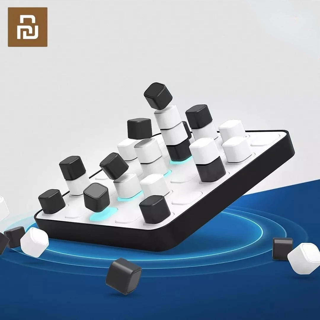 

Youpin Giiker Smart Four Connected Magnetic 3D Four in A Row Game with Intelligent AI-Powered App-Enabled Board Puzzle Game Gift