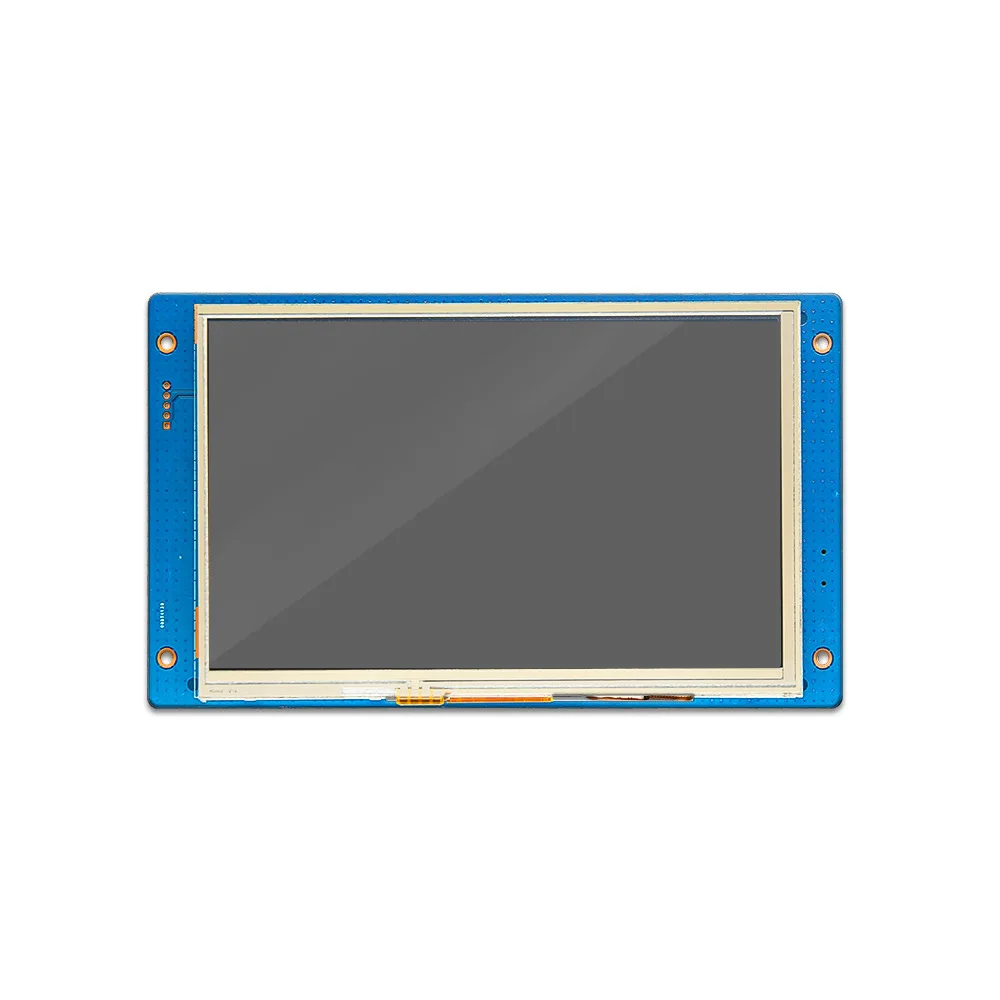 Фото 7-дюймовый резистивный сенсорный последовательный экран 1024*600 HMI, программируемый дисплей для вторичной разработки с поддержкой USART, TTL, RS232, RS485 №1