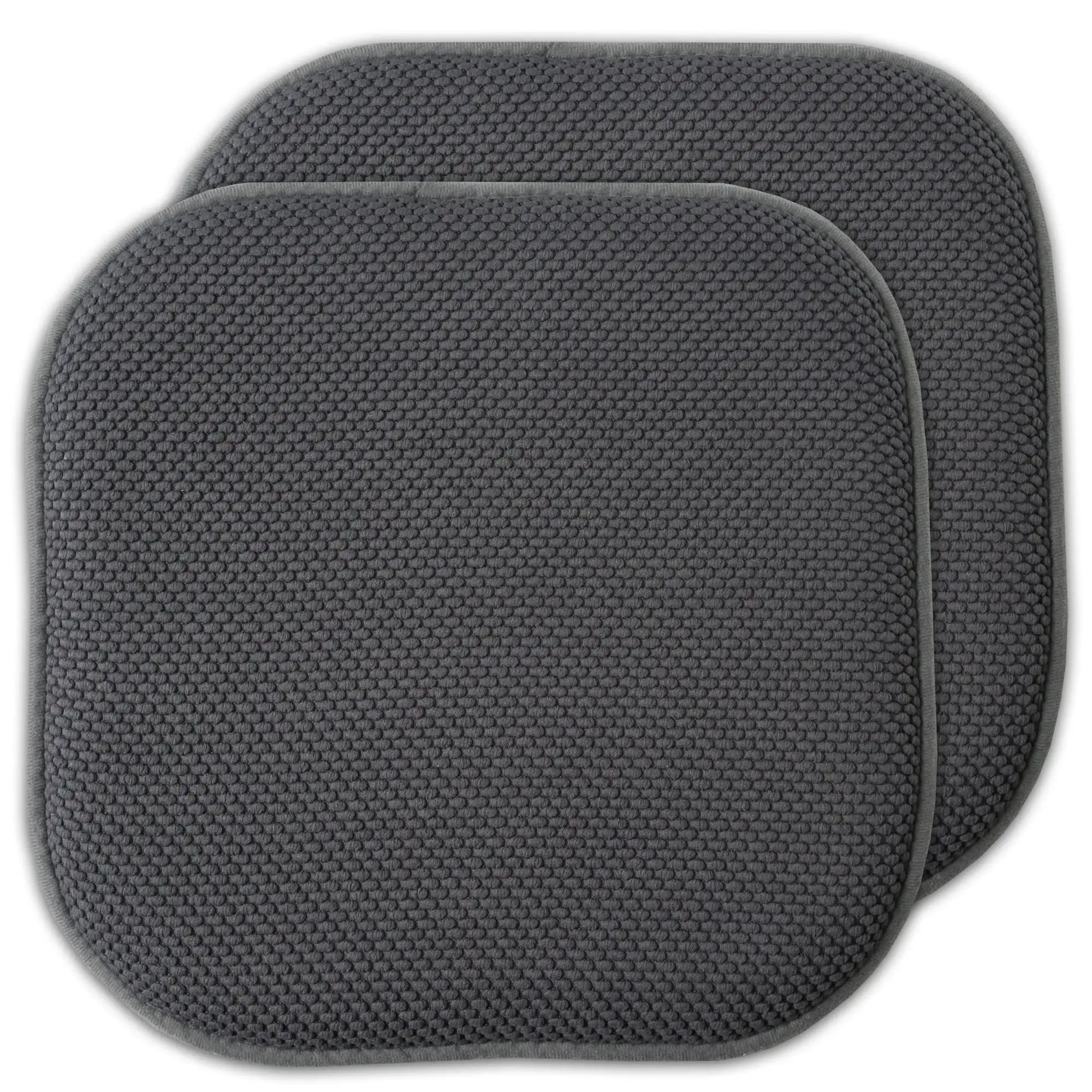 

Memory Foam Honeycomb Non-Slip Back 16" x 16" Chair Cushion Pad 2 Pack