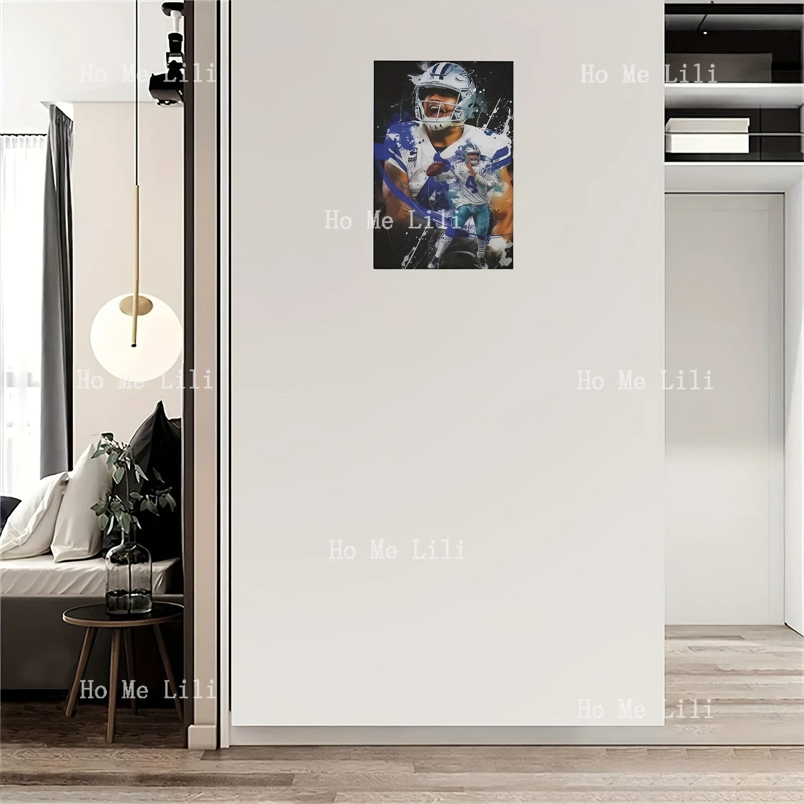 Современный абстрактный футбол спортивный пейзаж холст художественный постер