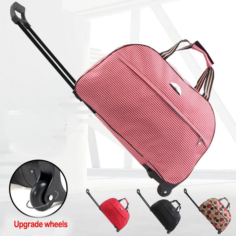 Portable Trolley Bag Rolling Suitcase Carry On Luggage Women Men Large Wheeled Bags Waterproof Travel Bags With Wheels New X244C