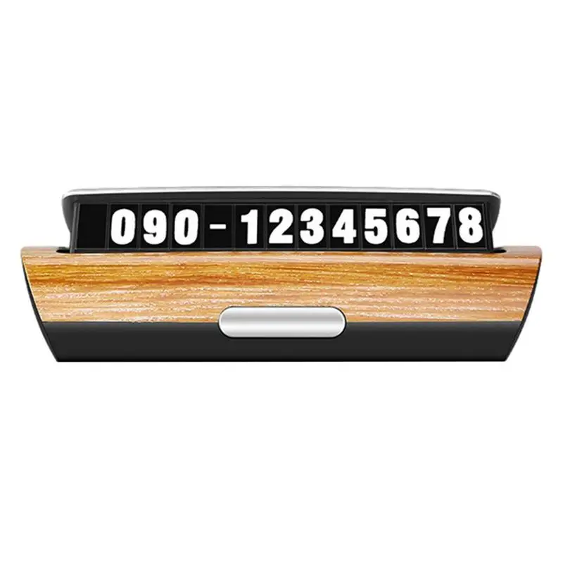 

Temporary Parking Telephone Number Card Temporary Automobile Parking Plate Number Card Heat-resistant Luminous Telephone Number