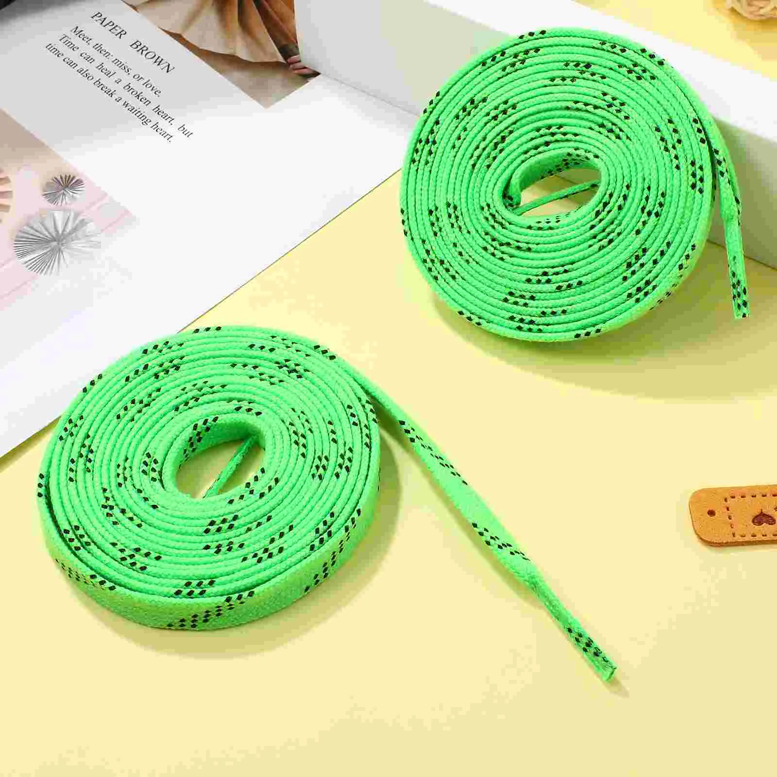 1 Pair of Long Hockey Shoelaces Anti-freezing Skates Ice Shoe Straps Shoes Accessories