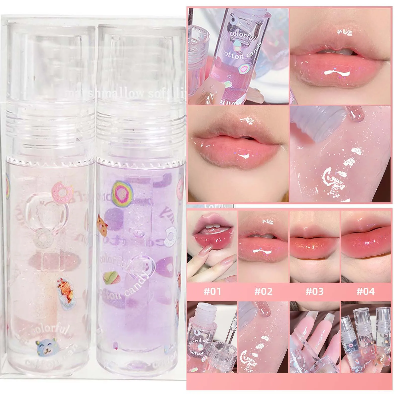

Lip Moisturizing Makeup Transparent Lip Gloss For Women Girls