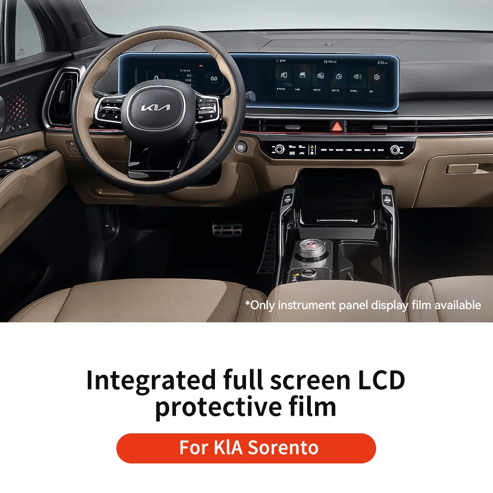 

YZ для Tucson NX4 Grandeur GN7 Santa Fe MX5 Kia CArnival EV9 Sorento HD Center Navigator Защитная пленка для сенсорного экрана Full Cove