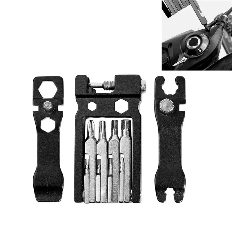 

Multifunction 20 In1 Bicycle Repairing Set Bike Bike Repair Tool Kit Wrench Screwdriver Chain Hex Spoke Mountain Cycling Tools