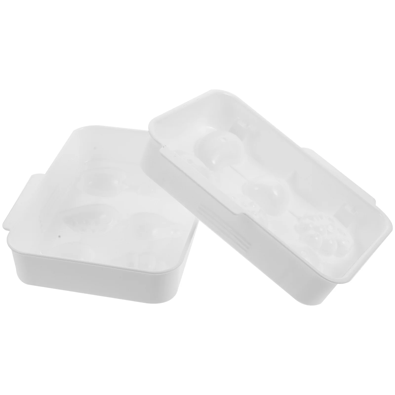 

Ice Cube Trays Tiny Molds Freezer Square Covered Containers Molding Moulds Block Maker Tray Lid Box Mini Cover Cool