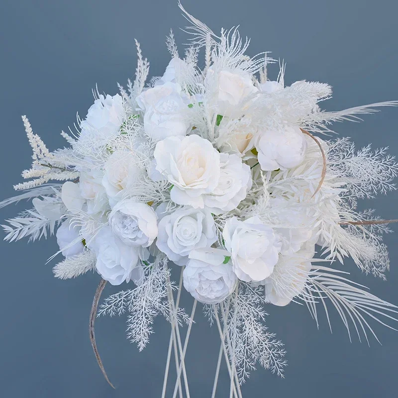 Украшение для веера Weiße Rose Nebel Гра из ПУ кожи украшение одежды