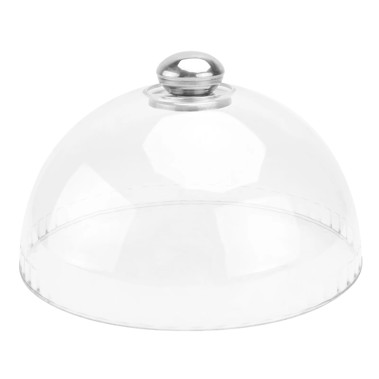

Cover Domecake Display Cloche Plate Dessert Stand Tent Serving Cheese Picnic Lid Protector Umbrella Pastry Glass Dish Microwave