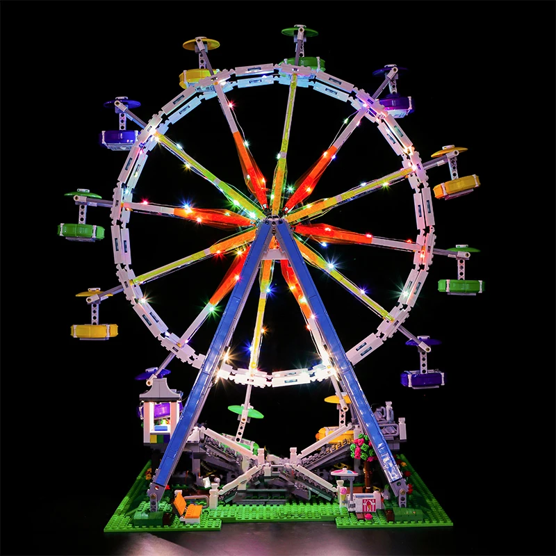 

Led Light Kit For Ferris Wheel With Motor Compatible With 10247 15012 Creator Expert City Model Building Blocks Bricks Kids Toys