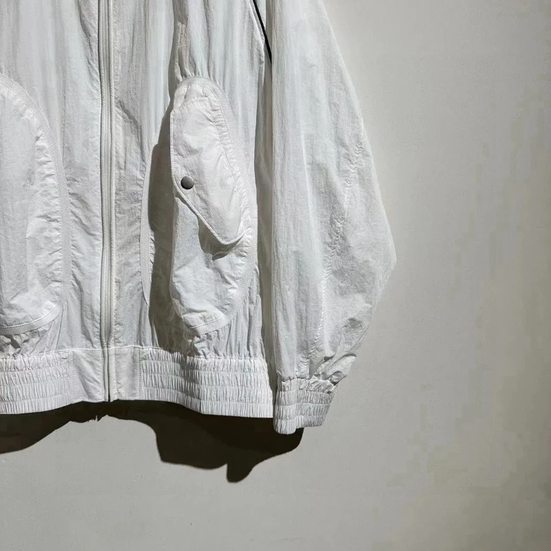 24SS Stand-up Collar Sunwear Jacket Coat Winter for Men Mens Clothing Lightweight Padded Men's Jackets