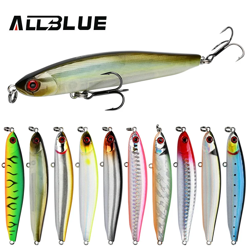 

ALLBLUE BLOOD 90S 15g Fishing Lure Sinking Stick Pencil Fixed Weight Longcast Freshwater Satlwater Artificial Bait Sea Bass