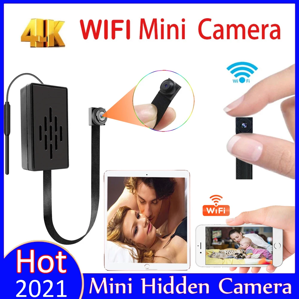 

1080p Мини Wi-Fi камера удаленного просмотра P2P IP-видео Беспроводная микро веб-камера видеокамера видеорегистратор камера безопасности дома 4K с...